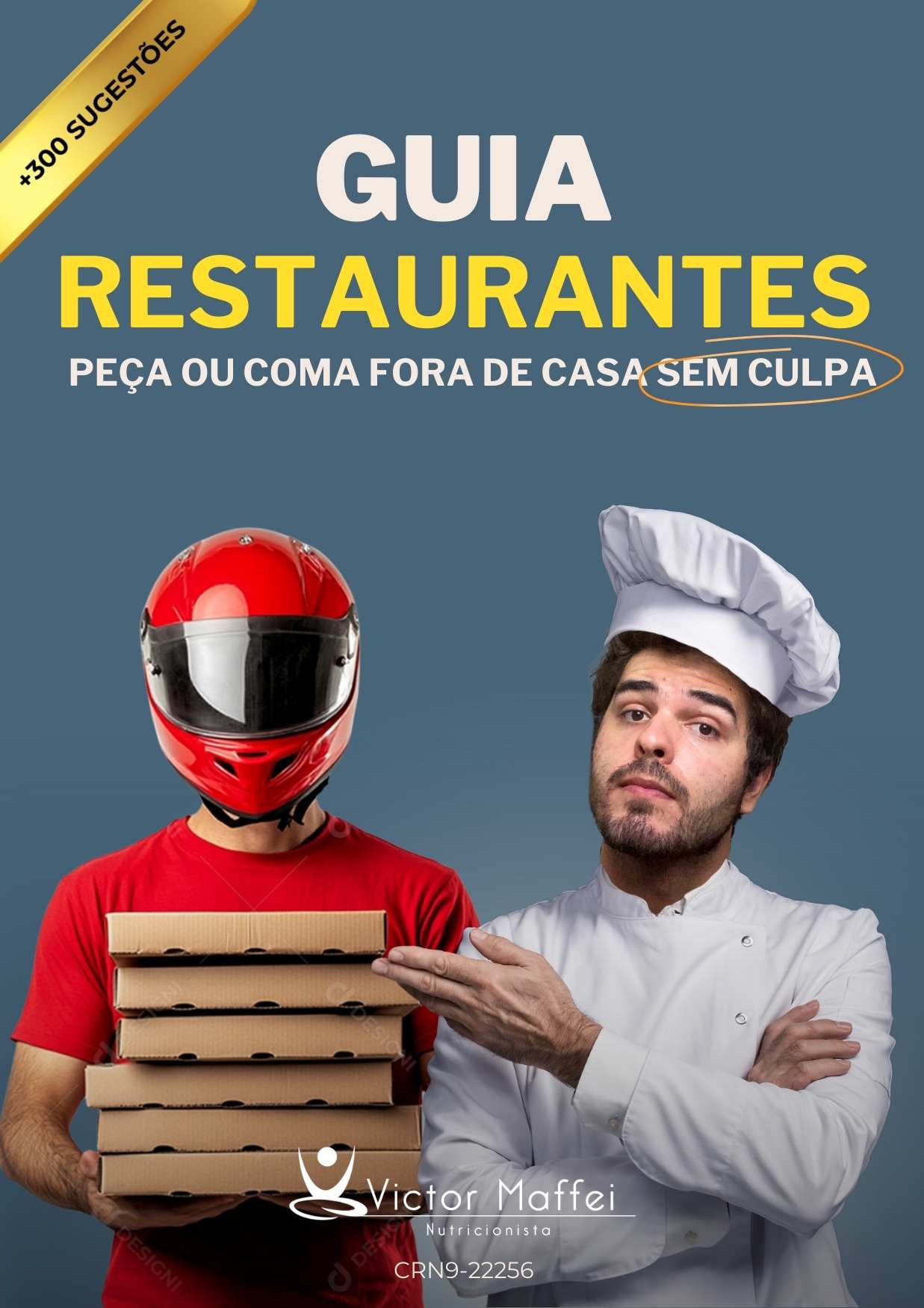 Capa do Guia Restaurantes, de Victor Maffei
